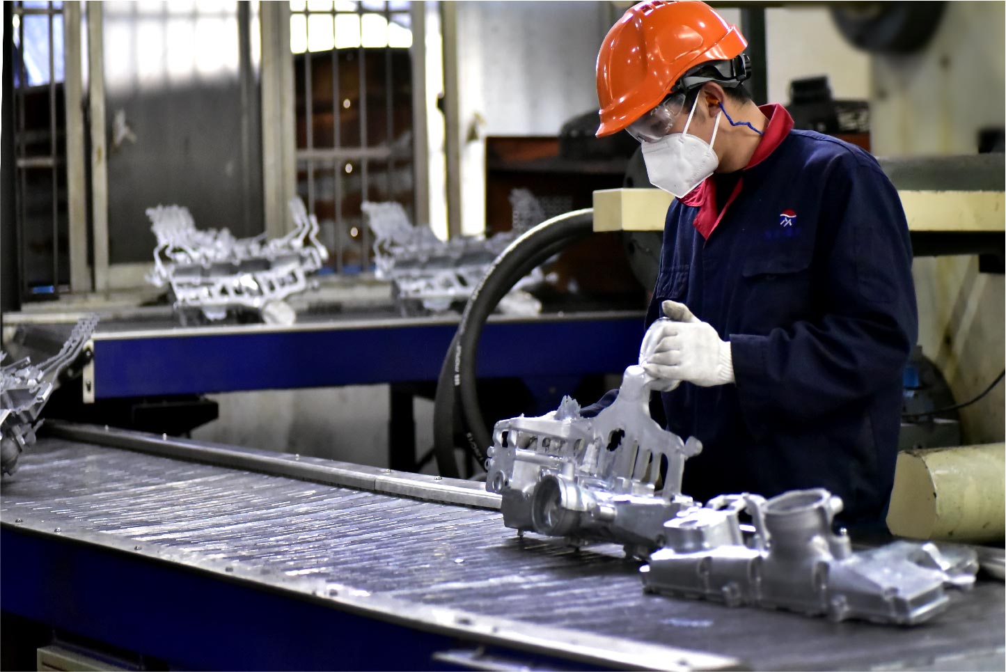 Aluminum-casting-process-site