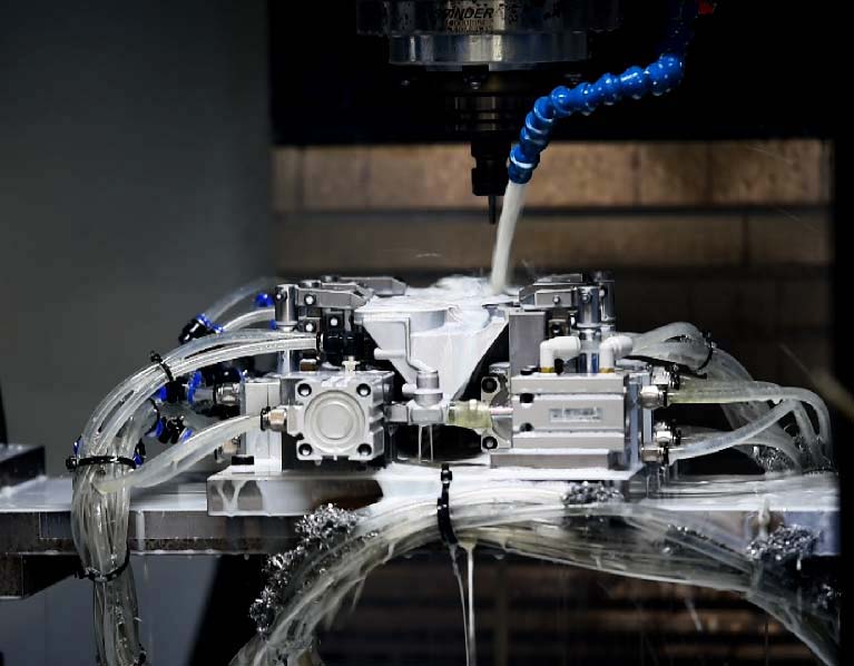 CNC Machining Process-Die cast heat sink-Capability