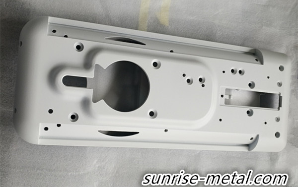 die casting parts by white color powder coating