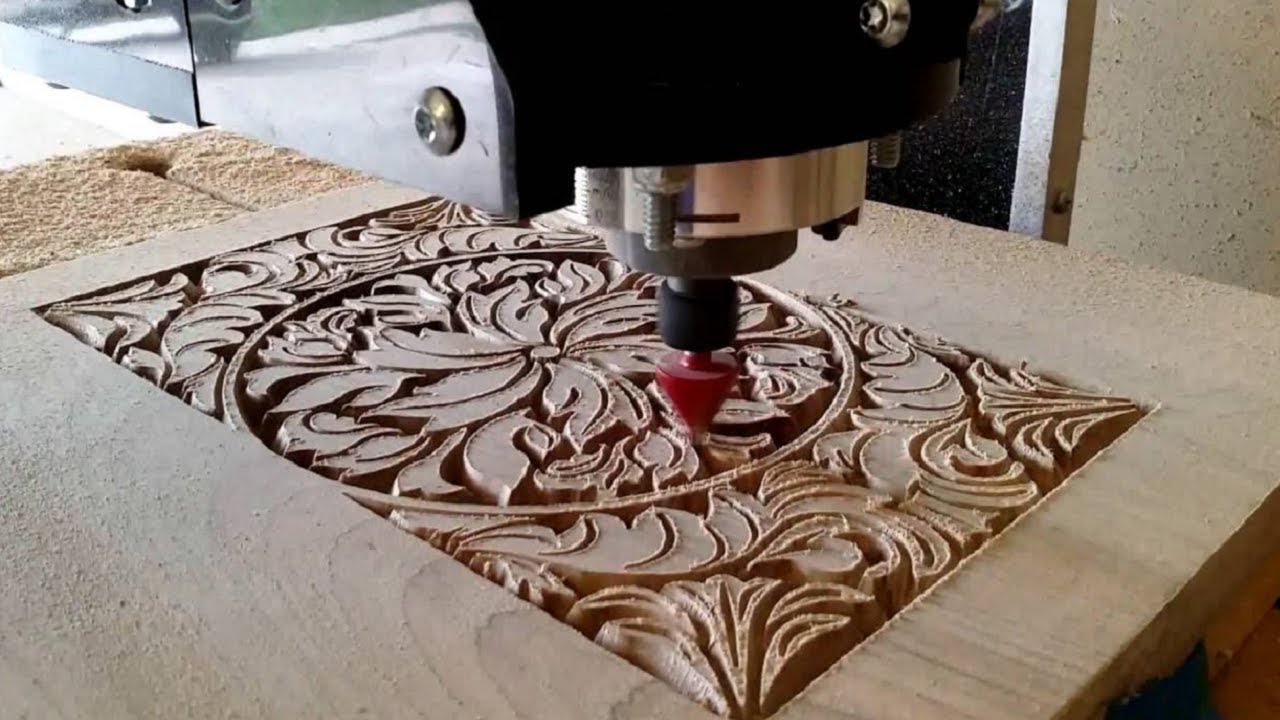 CNC carving wood