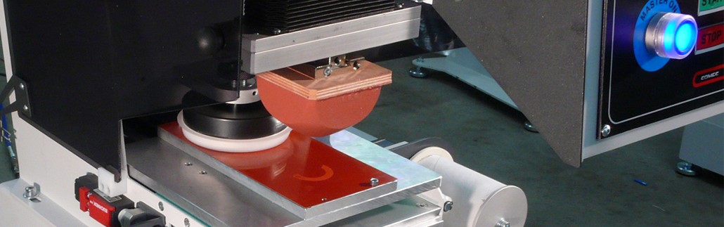 Pad printing with steel plates