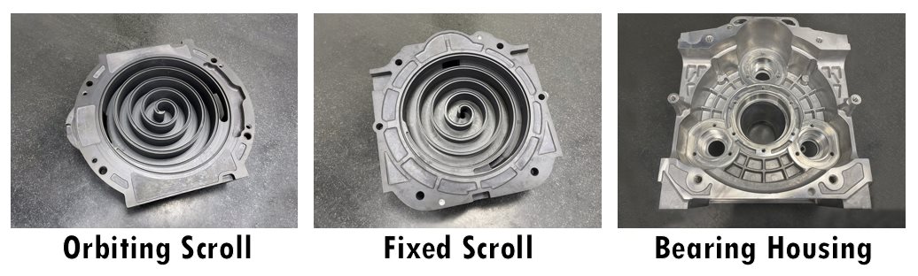 Electric Scroll Compressor Part Sample by Sunrise Metal