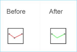 convert line into single entity
