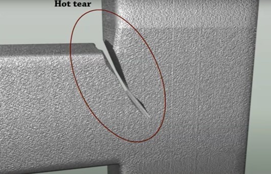 Damaged-Corner-on-a-Hot-Crack-Casting