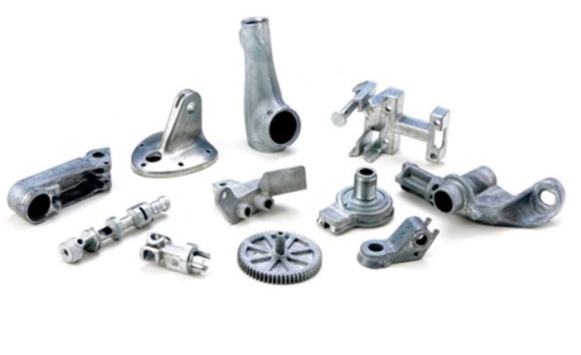 Different parts made with zinc alloy die casting