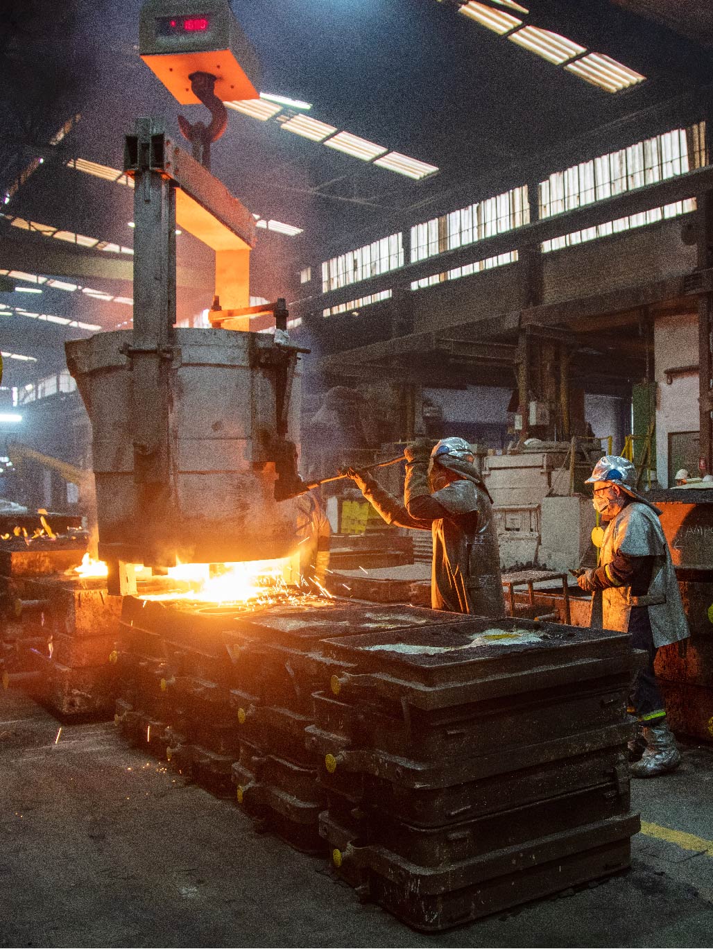 Sand casting process