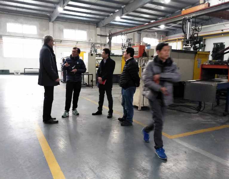 Swiss-Customer-Visit-Sunrise-For-Telecom-Components-Low-Volume-Die-Casting