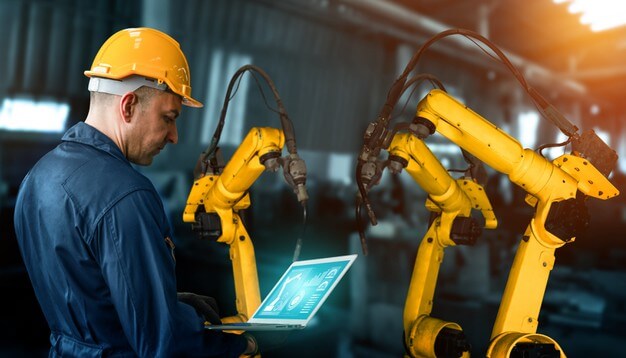 worker-with-robotic-arms