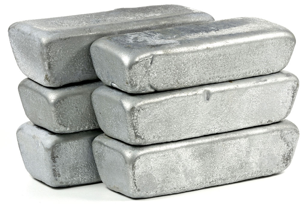 zinc ingots