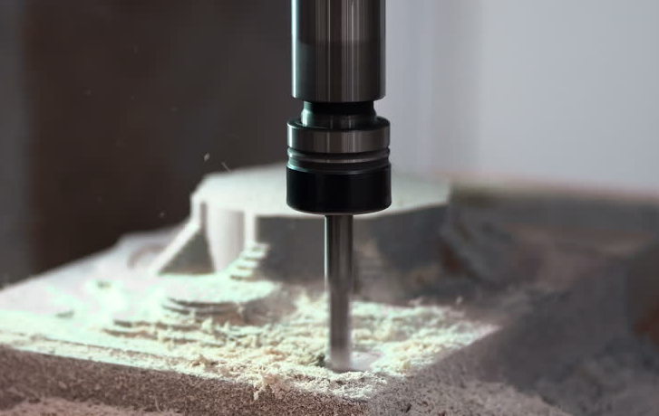 CNC drilling operation