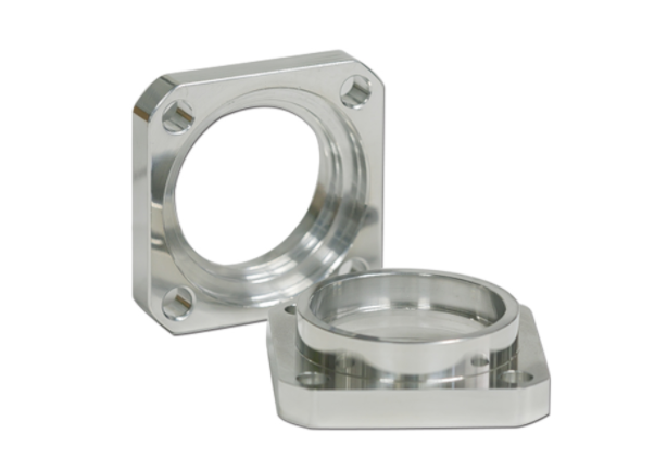 polished cast aluminum bearing housing