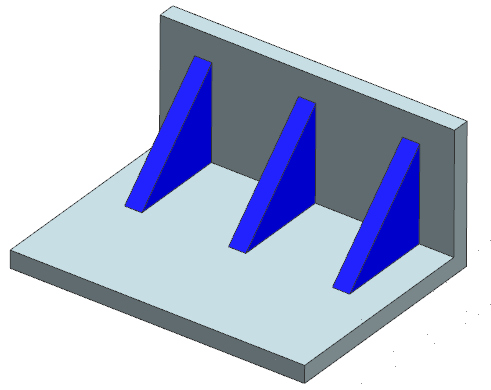 Ribs designed with Metal Savers