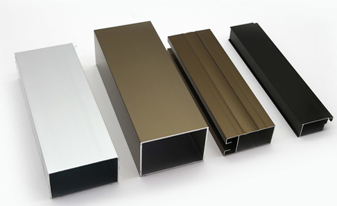 black anodized aluminum rods